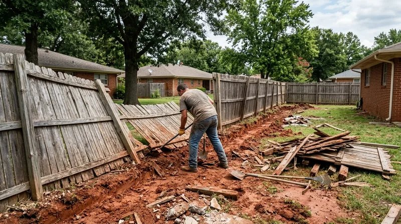 Fence Replacement & Removal Tulsa